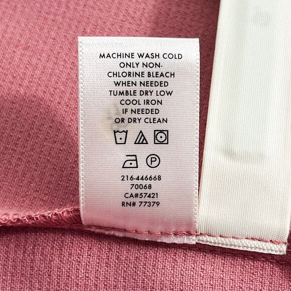 Ann Taylor A-Line Rose Pink Dress Sz 00 Bell 3/4 Sleeves Cocktail Day to Night - Picture 7 of 9